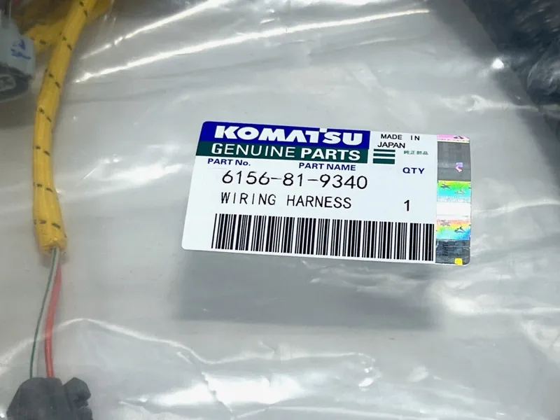 Комплект кабелей Komatsu 6156-81-9340 для Komatsu PC400, SAA6D125E
