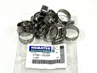 Хомут Komatsu 07281-00359 для Komatsu GD30, GD305, GD355, GD37, GD405, GD500