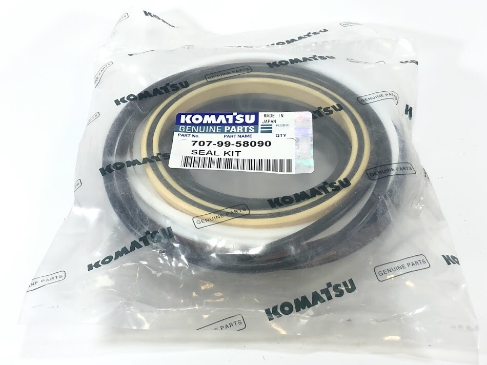 Ремкомплект гидроцилиндра ковша Komatsu 707-99-58090 для Komatsu PC300, PC270, PC340, PC350, PC360, PC380