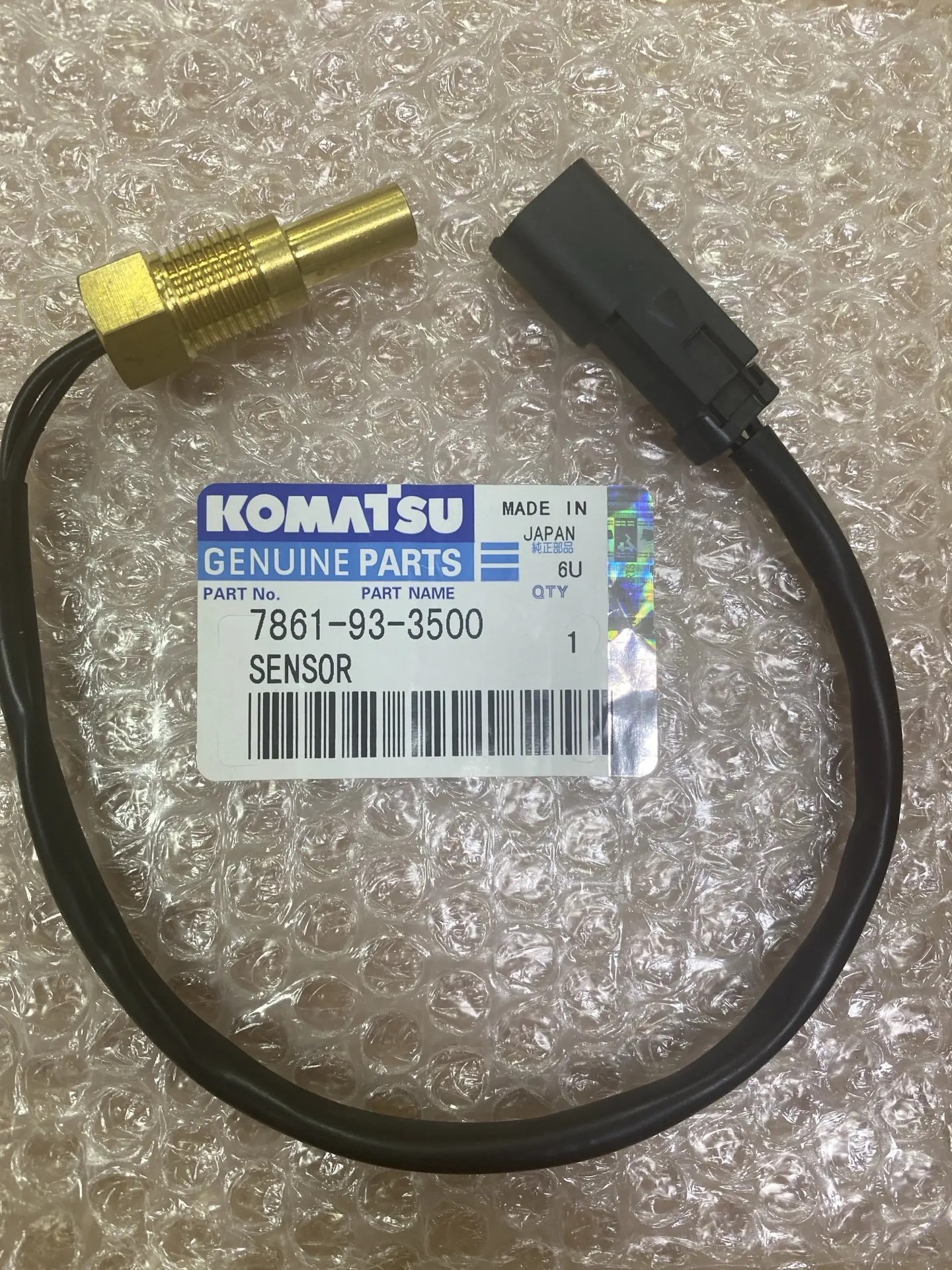 Датчик температуры Komatsu 7861-93-3500 для Komatsu PC1250, PC1800, PC2000, SA12, SA6D170E, SAA6D140E