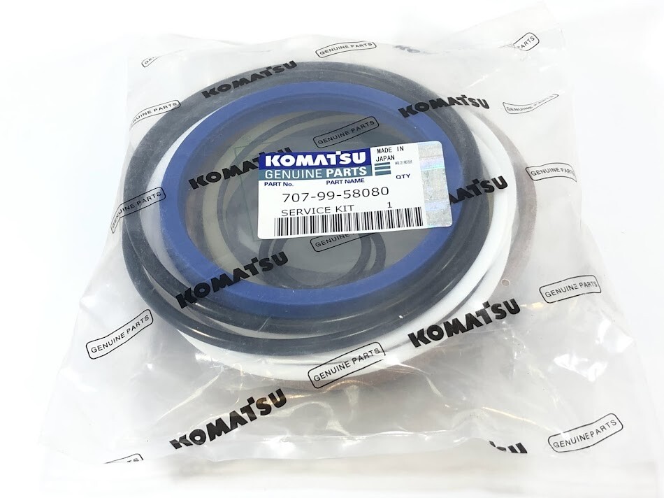 Комплект уплотнений гидроцилиндра Komatsu 707-99-58080 для Komatsu PC300, PC340, PC350, PC360, PC380