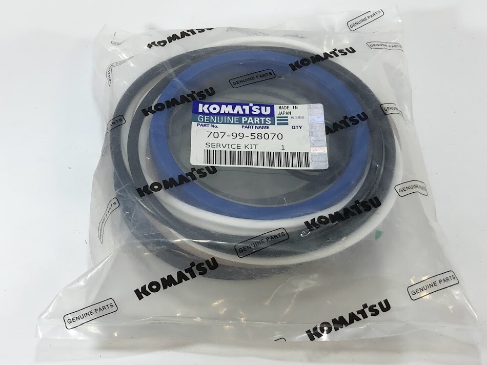 Ремкомплект гидроцилиндра рукояти Komatsu 707-99-58070 для Komatsu PC200, PC220, PC230, PC240, PC290, WA320