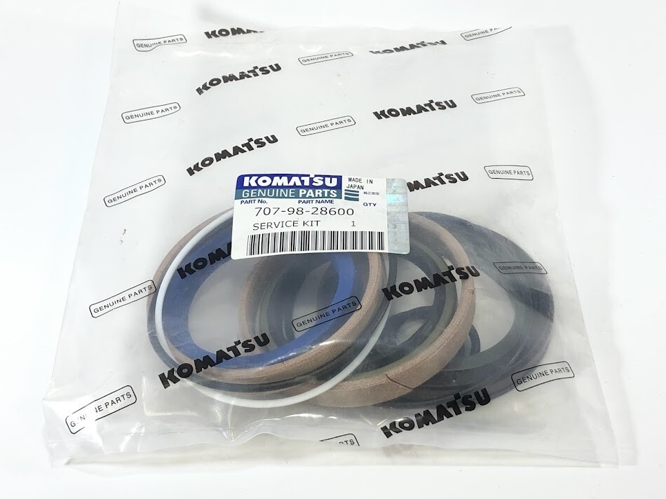 Набор уплотнений резина Komatsu 707-98-28600 для Komatsu D65, D85, D60